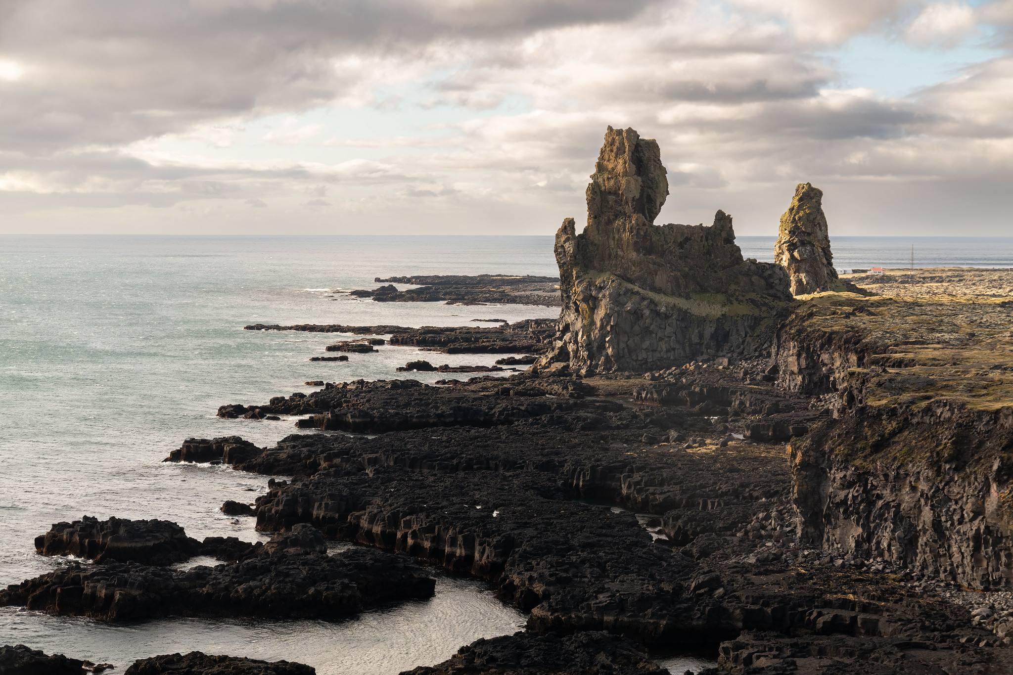 The Lóndrangar rock pillars